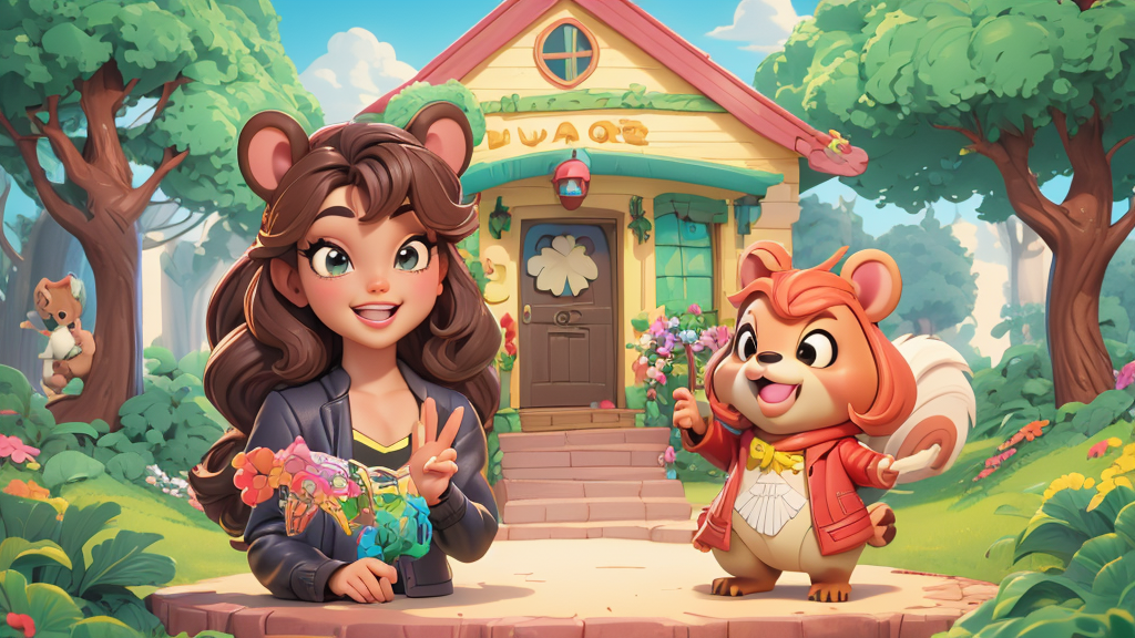 Storybook cover: New School in the Forest