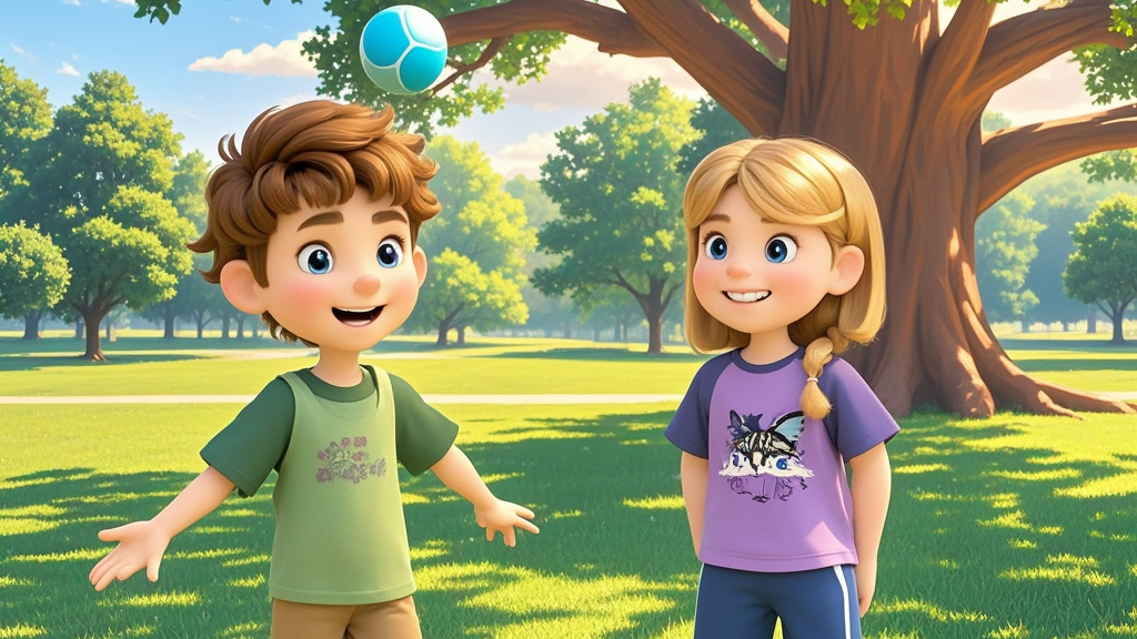 They play ball together and spend a lot of wonderful time together. They have a wonderful time together.