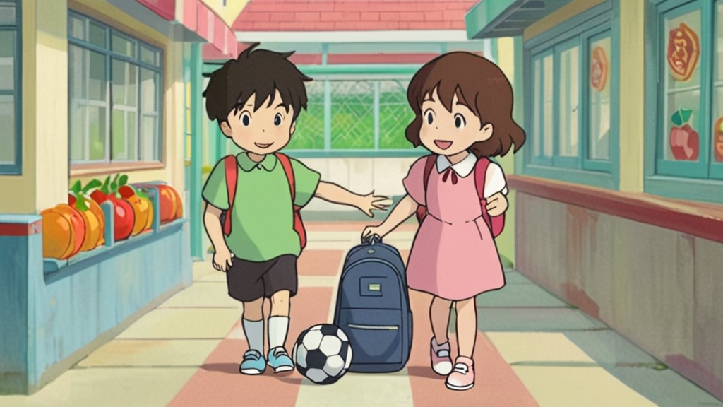 Amy's schoolbag is very heavy one day. She feels very tired. Zhang Peng helps her carry the schoolbag. Zhang Peng finds there are a lot of big apples in the bag.