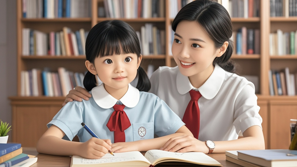 With Mum's help, Chen Jie makes a better time plan. Her mother said she will get a better grade next time. She is confident to do better next time.