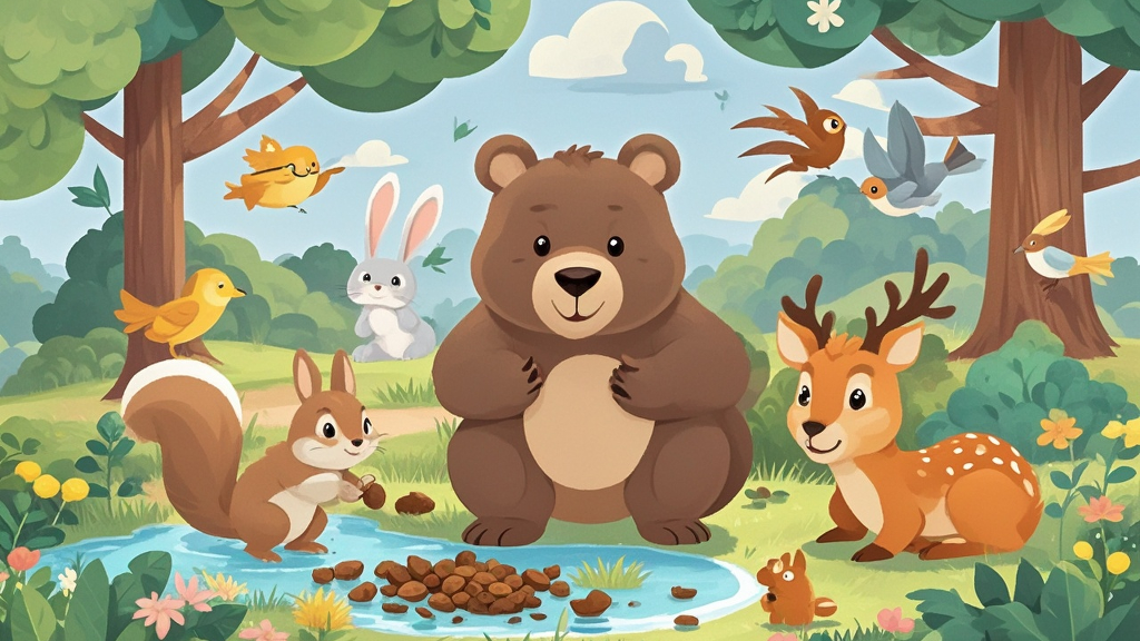 They run around the forest. They tell all their friends about the new school. Then their friends become very interested.