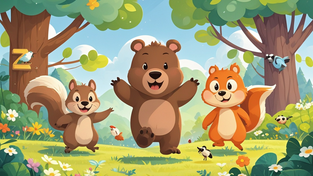 They run around the forest. They tell all their friends about it, and their friends become interested in it.