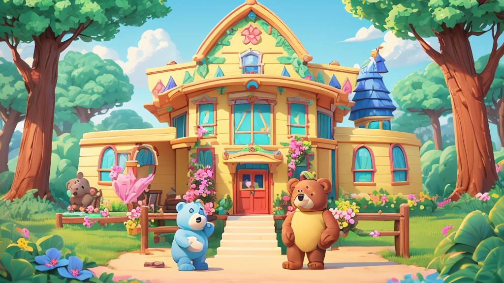 Storybook cover: New School in the Forest