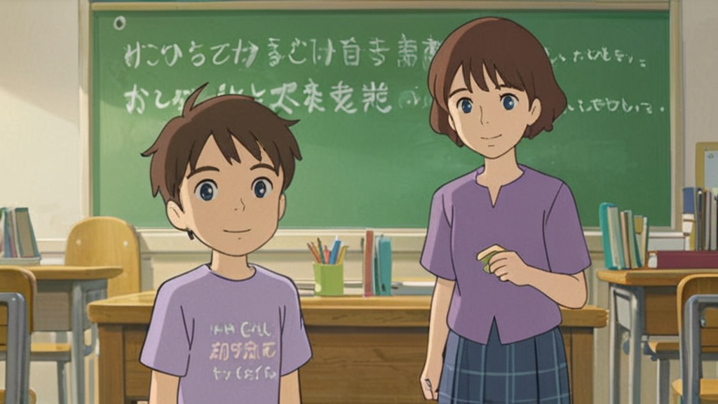 After class, Mike walks up to the teacher. He looks at the teacher and says, "Sorry, I'm late." He knows he did wrong.