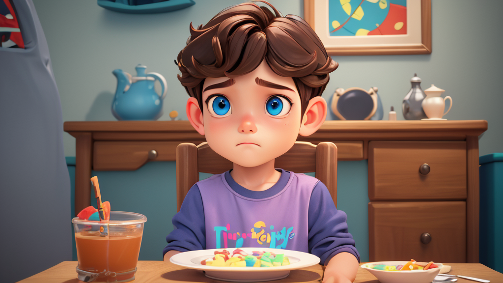 Mike thinks about how bad he felt being late and hungry. He decides to do better.