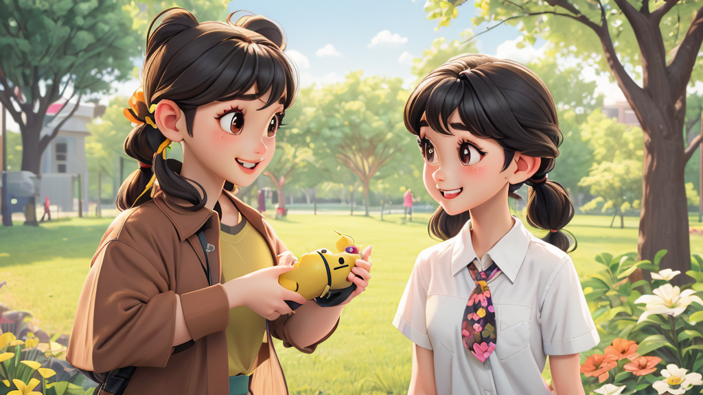 Zoom says, "Nice to meet you!" Chen Jie says, "Nice to meet you too."