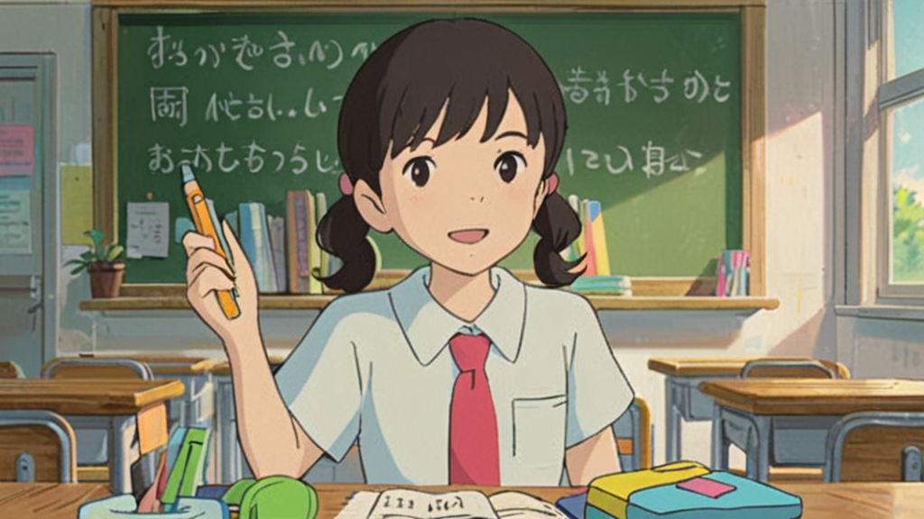 Chen Jie says "Hello" to everyone. Then she says "Let's clean the classroom." She helps clean the classroom. We all like her.