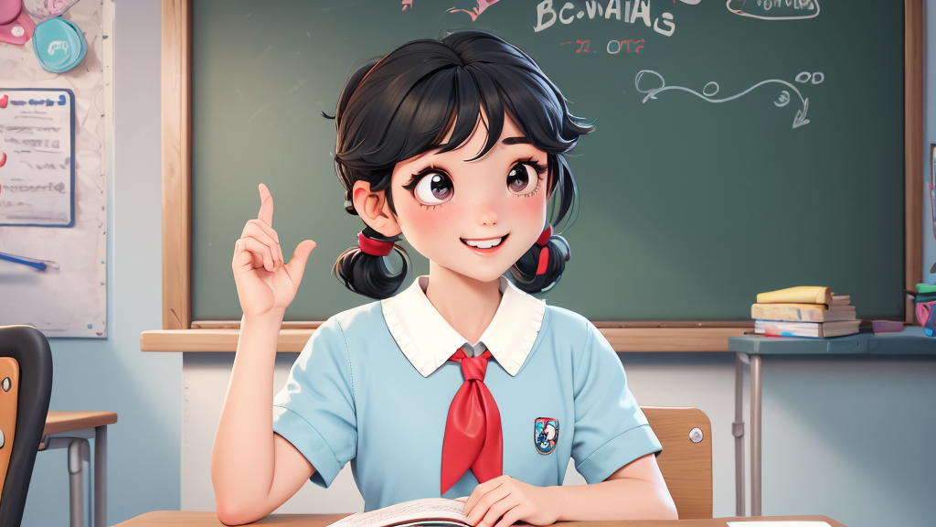 One day, our teacher asked a question. Chen Jie knew the answer. But she kept quiet.