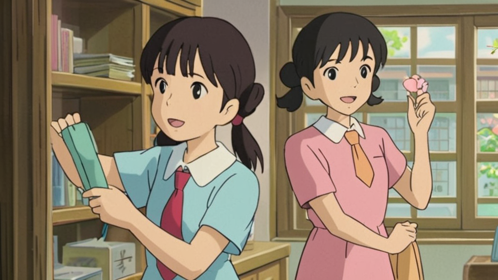 Chen Jie finishes quickly and helps mum dust the shelf. Time passes quickly. Then Mum wipes the dust on the cabinet. She uses a soft cloth to clean the shelf. And she sings a song while cleaning.