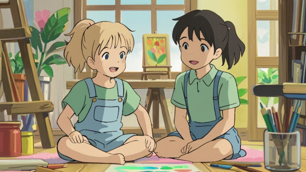 Zhang Peng and Sarah often draw pictures together. Zhang Peng is very funny. He always makes Sarah laugh. They are best friends.