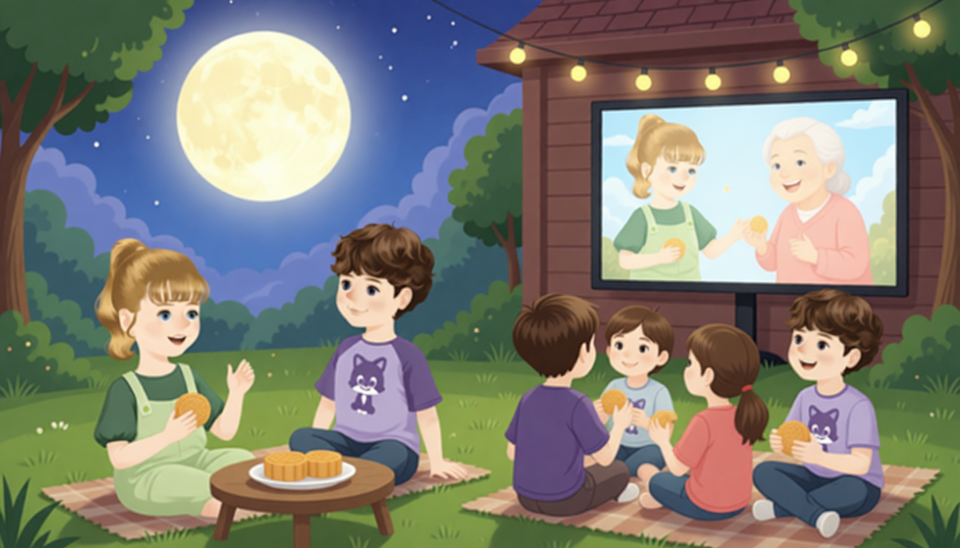 Sarah will eat delicious mooncakes, watch the moon, guess riddles, and listen to her grandma's story about Chang'e with her family. Mike will go to see a movie with his friends. The moon will be very round tonight. It will be a happy weekend.