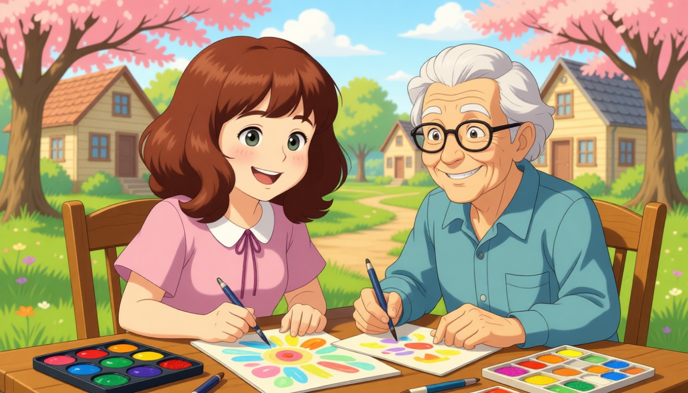 They will make a beautiful card for Amy. Then they will plan a mini party for Amy. All kids in the community can have a great time.