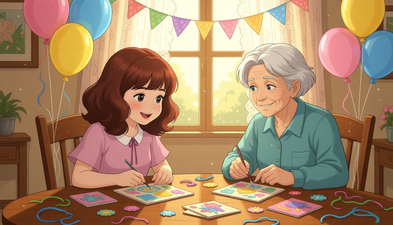 They will make a beautiful card for Amy. They will hold a party for Amy.