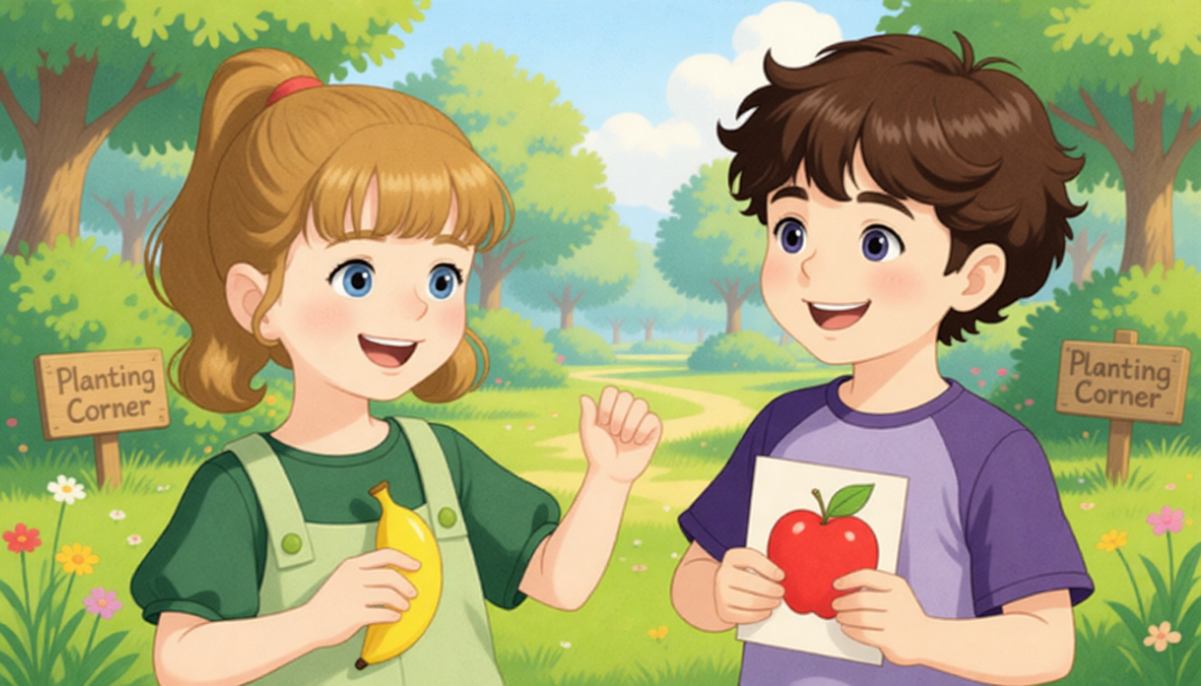 Storybook cover: Our Little Garden