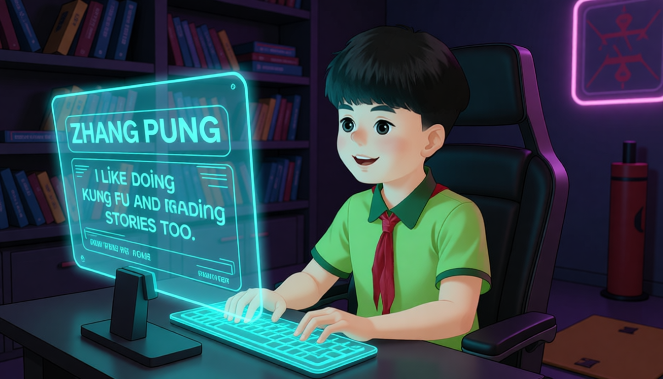 Storybook cover: The New Pen Pal