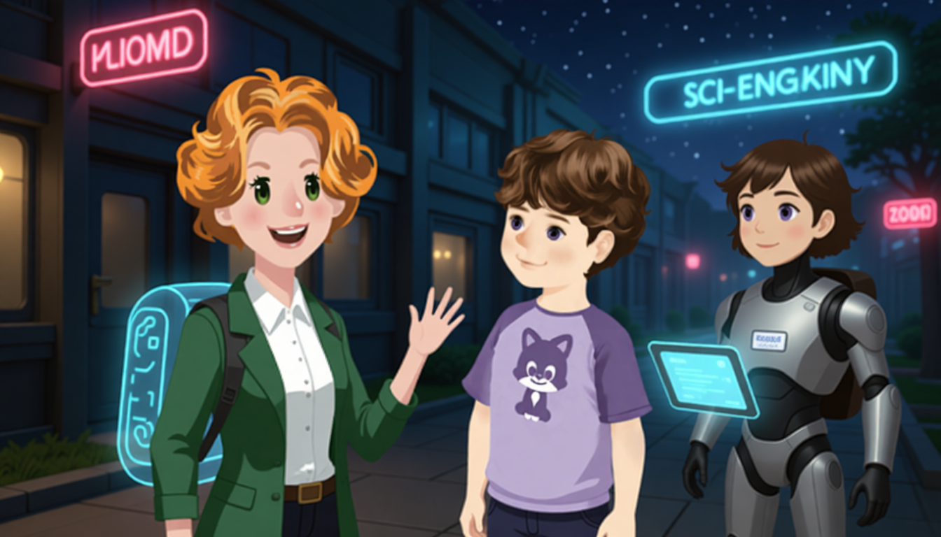 Storybook cover: On the Way to School