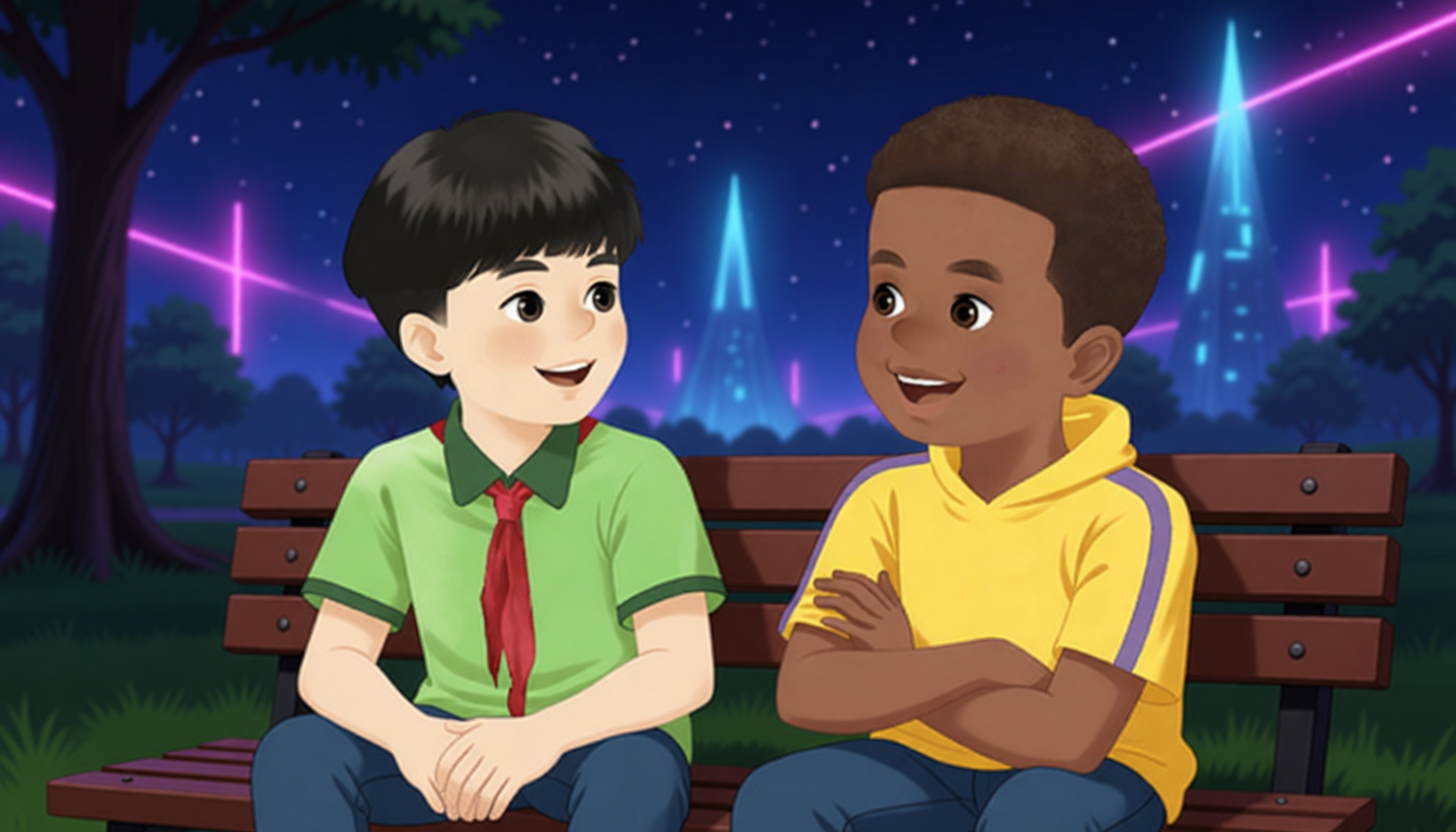 Storybook cover: My Best Friends