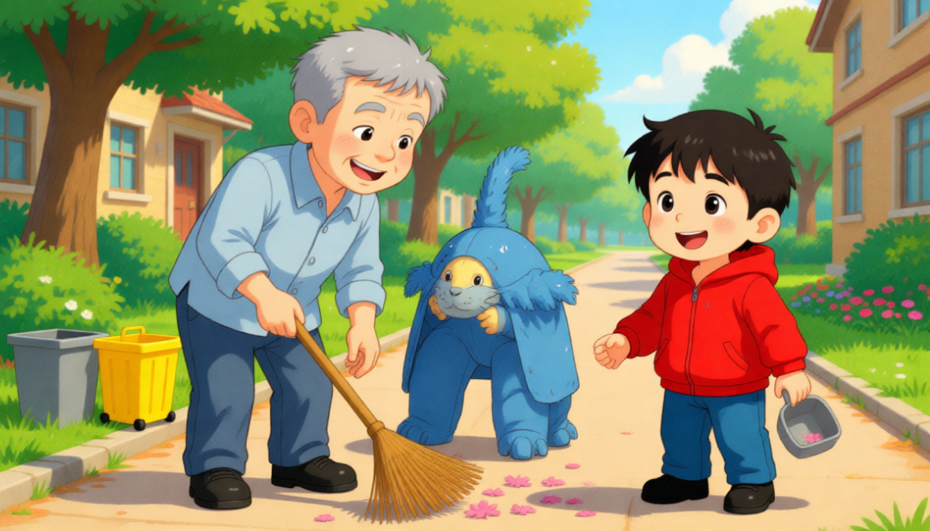 Storybook cover: A Busy Day in Our Community 