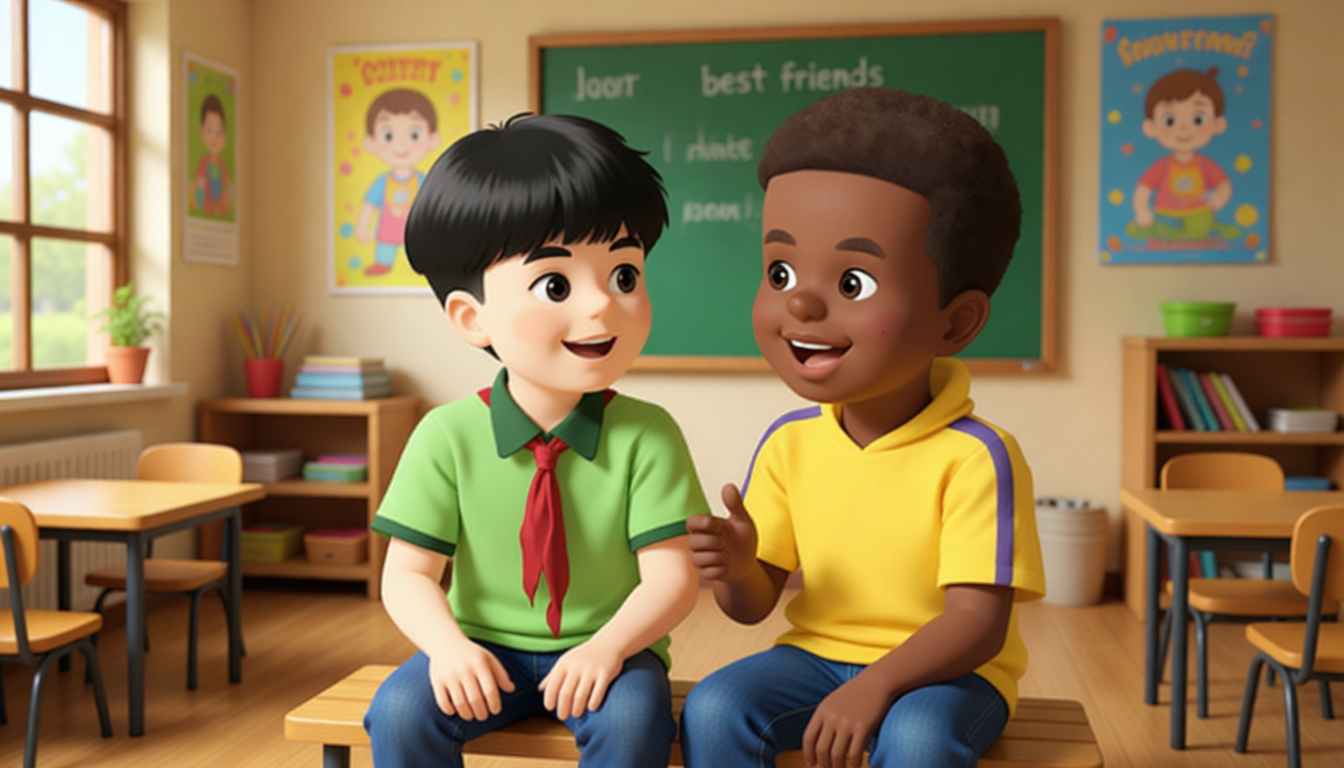 Storybook cover: My Best Friends