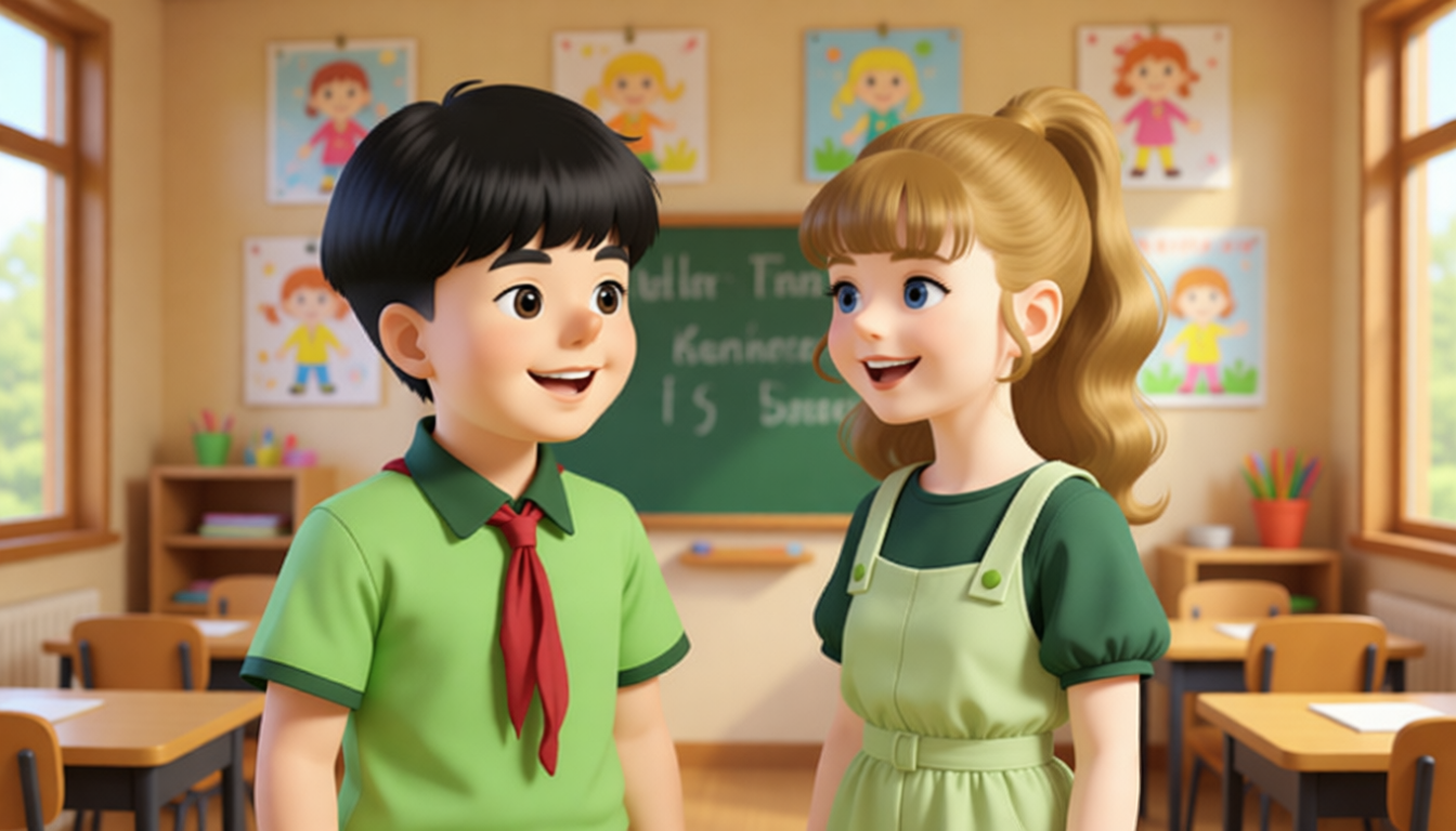 Zhang Peng’s best friend is Sarah.
Sarah is a nice girl.
She is tall and thin.
She has long hair.